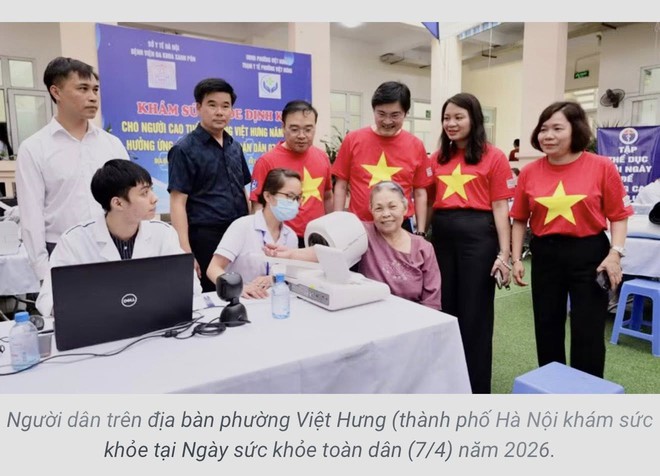 Hà Nội phát động Ngày Sức khỏe toàn dân năm 2026 tại phường Việt Hưng- Ảnh 7.
