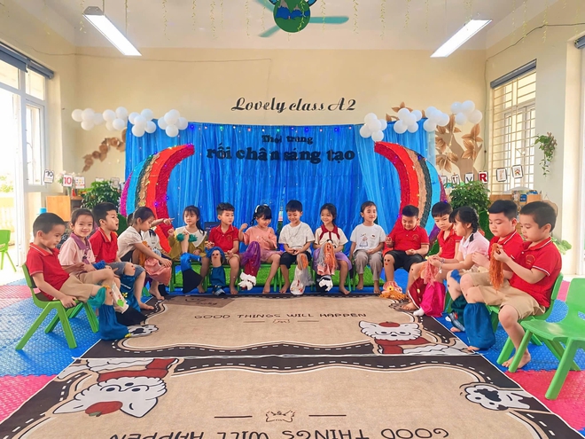 TRUNG GIÃ TỔ CHỨC KIẾN TẬP CHUYÊN ĐỀ PHÁT TRIỂN THẨM MỸ GẮN VỚI GIÁO DỤC QUYỀN CON NGƯỜI - QUYỀN TRẺ EM- Ảnh 11.