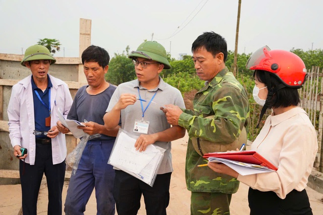 Xã Hồng Vân đẩy nhanh công tác kiểm đếm phục vụ công tác bồi thường, hỗ trợ giải phóng mặt bằng thực hiện Dự án Khu đô thị thể thao Olympic- Ảnh 1.