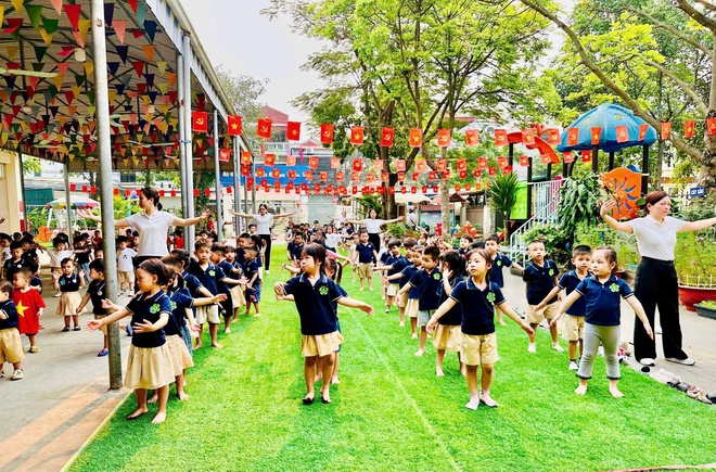 Trường mầm non Ninh Sở hưởng ứng Ngày Sức khỏe Toàn dân 07/4/2026- Ảnh 3.