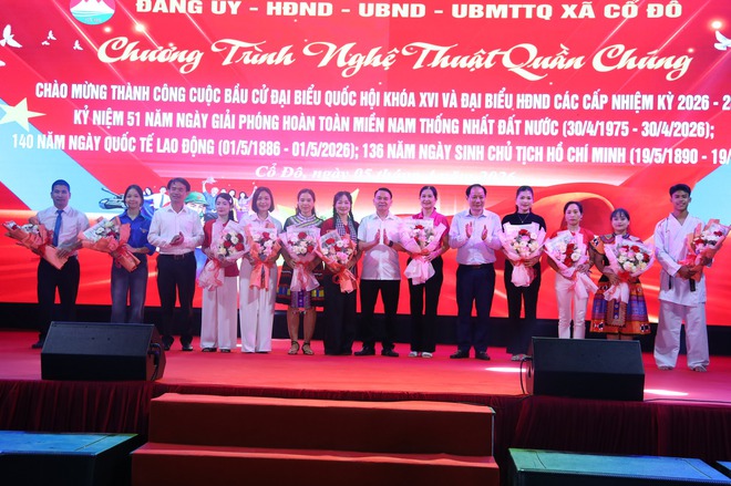 XÃ CỔ ĐÔ TỔ CHỨC CHƯƠNG TRÌNH NGHỆ THUẬT QUẦN CHÚNG CHÀO MỪNG CÁC SỰ KIỆN TRỌNG ĐẠI CỦA ĐẤT NƯỚC- Ảnh 3.