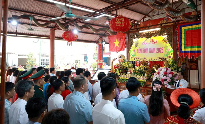 LỄ HỘI ĐỀN RÕM NĂM 2026 - GÌN GIỮ MẠCH NGUỒN VĂN HÓA, LAN TỎA GIÁ TRỊ TRUYỀN THỐNG QUÊ HƯƠNG- Ảnh 7.