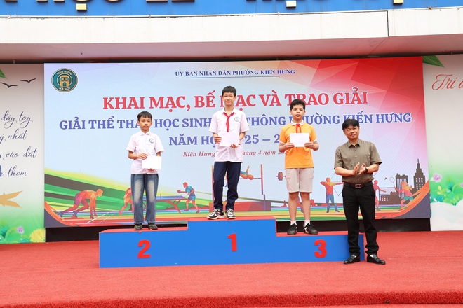 Sôi nổi Giải thể thao học sinh phường Kiến Hưng năm học 2025 - 2026- Ảnh 5.