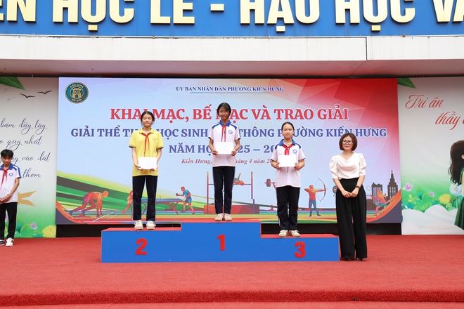 Sôi nổi Giải thể thao học sinh phường Kiến Hưng năm học 2025 - 2026- Ảnh 6.
