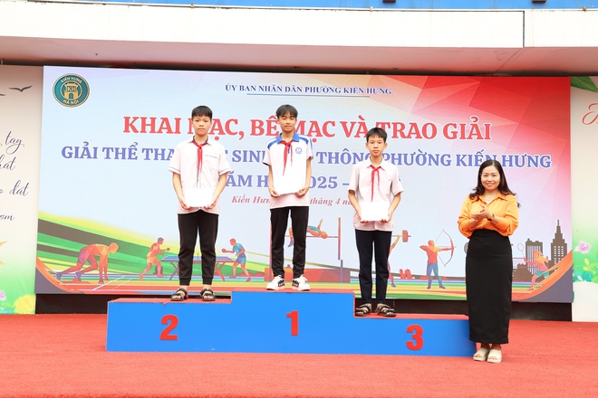 Sôi nổi Giải thể thao học sinh phường Kiến Hưng năm học 2025 - 2026- Ảnh 7.