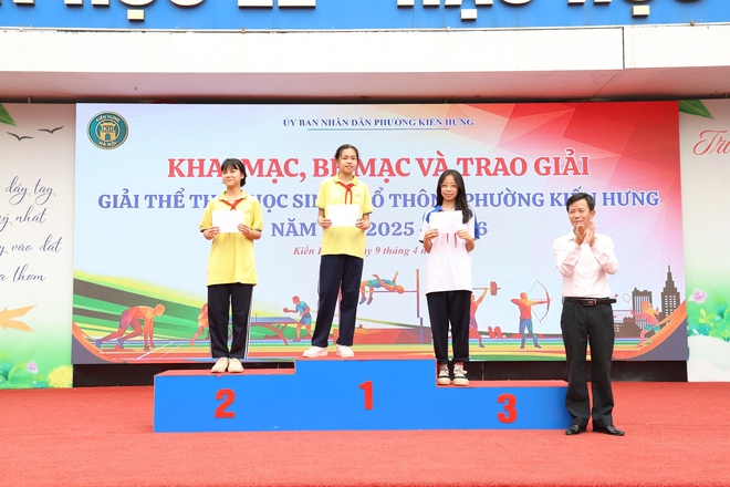 Sôi nổi Giải thể thao học sinh phường Kiến Hưng năm học 2025 - 2026- Ảnh 8.