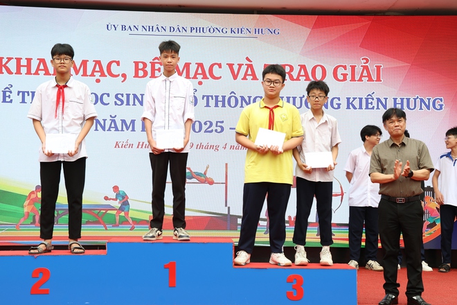 Sôi nổi Giải thể thao học sinh phường Kiến Hưng năm học 2025 - 2026- Ảnh 9.