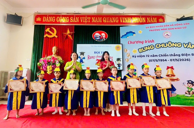 Hội thi “rung chuông vàng” ở trường mầm non Ninh Sở- Ảnh 7.