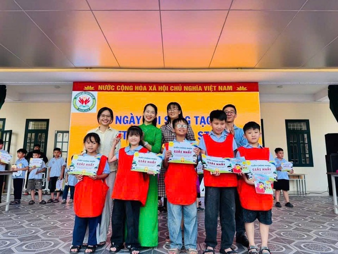 Ngày hội sáng tạo công nghệ thông tin – STEM ở trường Tiểu học Ninh Sở, xã Hồng Vân- Ảnh 8.
