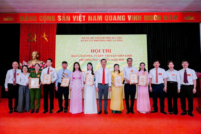 07 Thí sinh tham dự chung khảo Hội thi Báo cáo viên, tuyên truyền viên giỏi phường Phú Lương năm 2026- Ảnh 6.