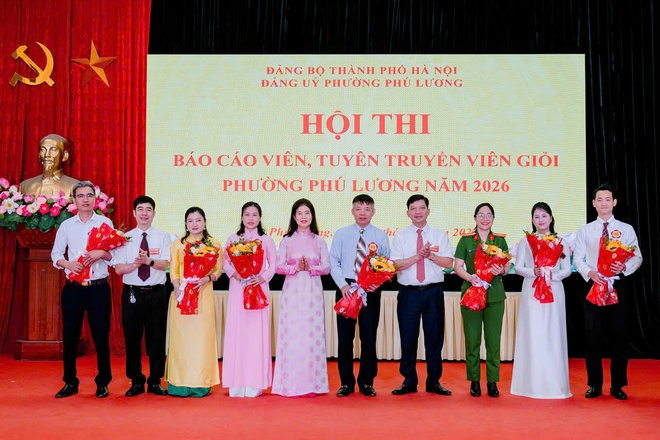 07 Thí sinh tham dự chung khảo Hội thi Báo cáo viên, tuyên truyền viên giỏi phường Phú Lương năm 2026- Ảnh 8.