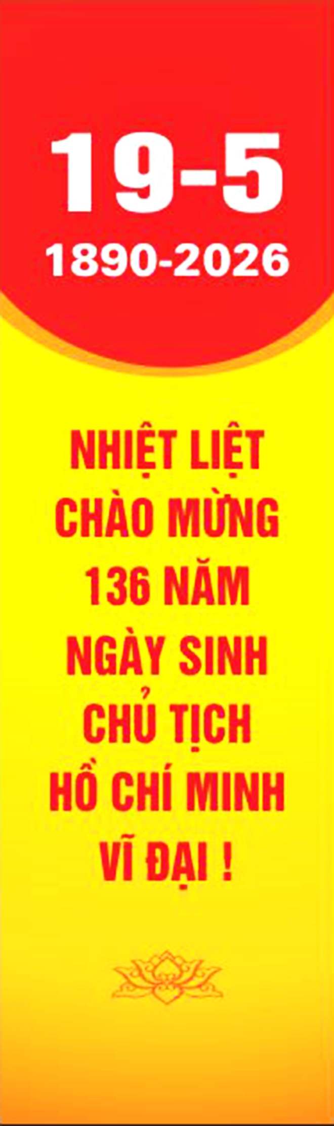 Một số mẫu pano tuyên truyền ngày sinh nhật Bác- Ảnh 2.