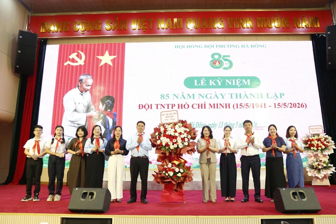 Hội Đồng Đội phường Hà Đông kỷ niệm 85 năm Ngày thành lập Đội TNTP Hồ Chí Minh- Ảnh 2.