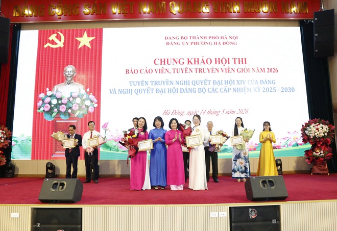 Sôi nổi Chung khảo Hội thi Báo cáo viên, Tuyên truyền viên giỏi phường Hà Đông năm 2026- Ảnh 10.