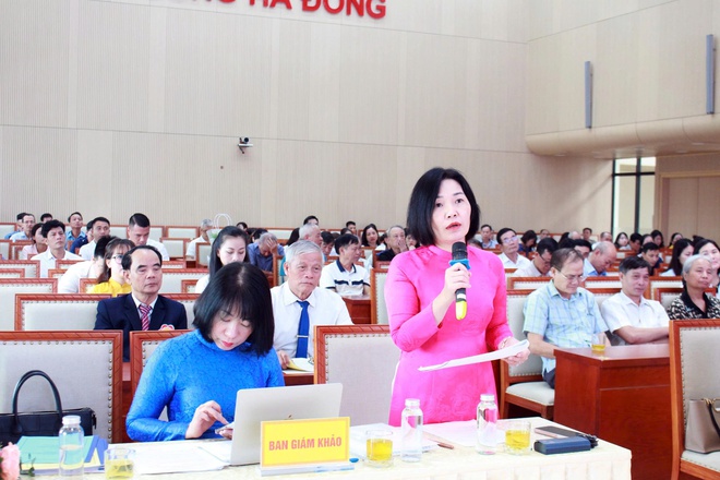 Sôi nổi Chung khảo Hội thi Báo cáo viên, Tuyên truyền viên giỏi phường Hà Đông năm 2026- Ảnh 7.