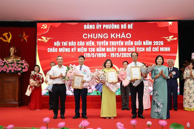 PHƯỜNG BỒ ĐỀ: TỔ CHỨC THÀNH CÔNG HỘI THI BÁO CÁO VIÊN, TUYÊN TRUYỀN VIÊN GIỎI NĂM 2026- Ảnh 11.