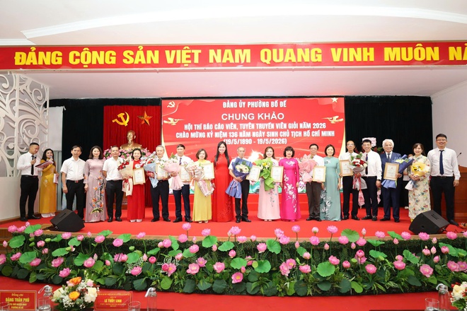 PHƯỜNG BỒ ĐỀ: TỔ CHỨC THÀNH CÔNG HỘI THI BÁO CÁO VIÊN, TUYÊN TRUYỀN VIÊN GIỎI NĂM 2026- Ảnh 4.