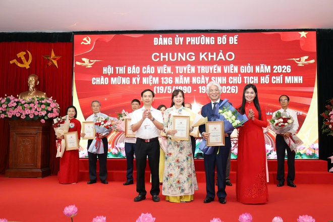 PHƯỜNG BỒ ĐỀ: TỔ CHỨC THÀNH CÔNG HỘI THI BÁO CÁO VIÊN, TUYÊN TRUYỀN VIÊN GIỎI NĂM 2026- Ảnh 9.