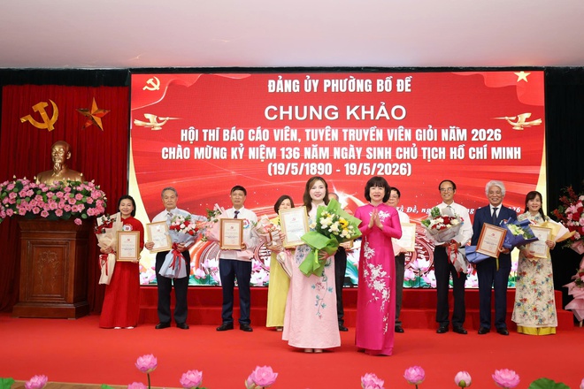 PHƯỜNG BỒ ĐỀ: TỔ CHỨC THÀNH CÔNG HỘI THI BÁO CÁO VIÊN, TUYÊN TRUYỀN VIÊN GIỎI NĂM 2026- Ảnh 8.