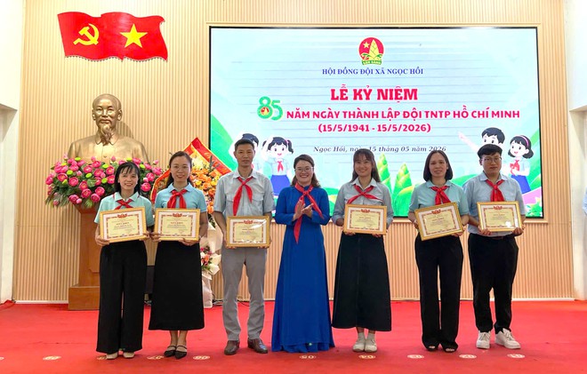 THIẾU NHI NGỌC HỒI TƯNG BỪNG KỶ NIỆM 85 NĂM NGÀY THÀNH LẬP ĐỘI TNTP HỒ CHÍ MINH- Ảnh 7.