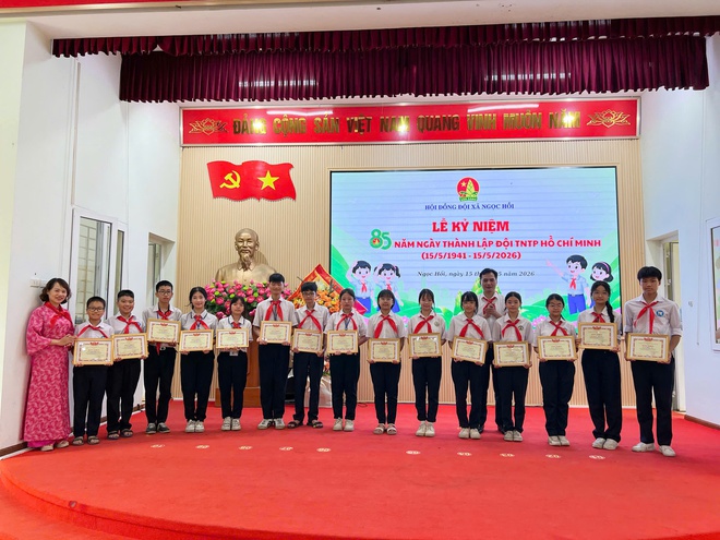 THIẾU NHI NGỌC HỒI TƯNG BỪNG KỶ NIỆM 85 NĂM NGÀY THÀNH LẬP ĐỘI TNTP HỒ CHÍ MINH- Ảnh 10.