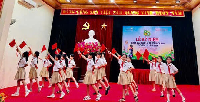 Hội Đồng Đội xã Hồng Vân kỷ niệm 85 năm thành lập đội Thiếu niên Tiền phong Hồ Chí Minh - Ảnh 1.