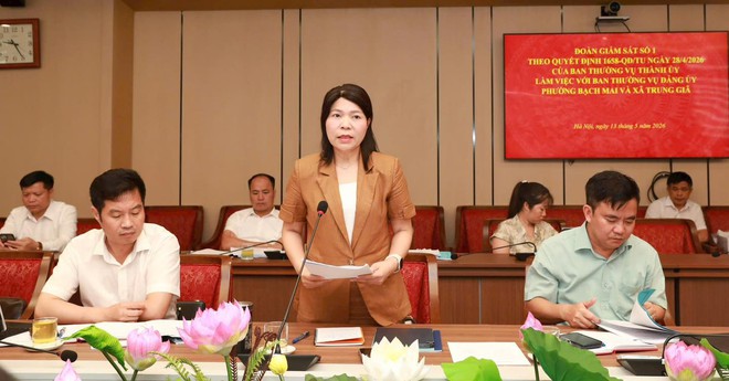 PHÓ BÍ THƯ THƯỜNG TRỰC THÀNH ỦY NGUYỄN TRỌNG ĐÔNG LÀM VIỆC VỚI BAN THƯỜNG VỤ ĐẢNG UỶ XÃ TRUNG GIÃ VÀ PHƯỜNG BẠCH MAI - Ảnh 3.