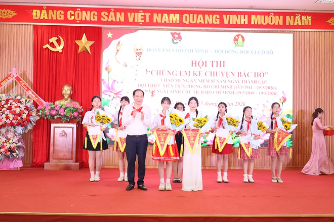 HỘI ĐỒNG ĐỘI XÃ CỔ ĐÔ TỔ CHỨC HỘI THI “CHÚNG EM KỂ CHUYỆN BÁC HỒ” NĂM HỌC 2025 – 2026- Ảnh 9.