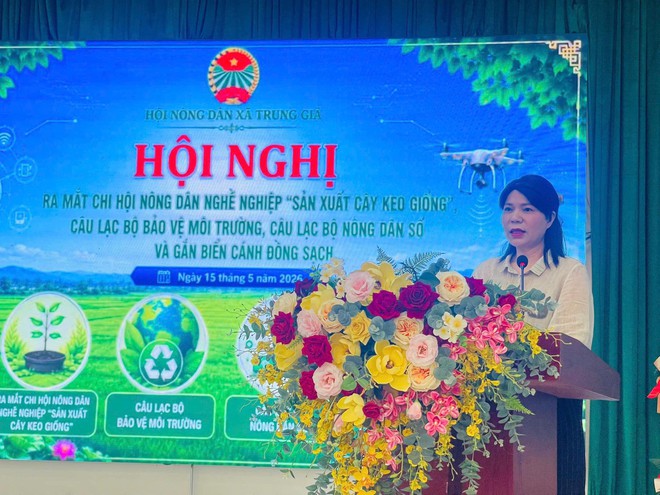 HỘI NÔNG DÂN XÃ TRUNG GIÃ RA MẮT CÁC MÔ HÌNH MỚI, GÓP PHẦN XÂY DỰNG NÔNG THÔN XANH – SẠCH – HIỆN ĐẠI- Ảnh 4.