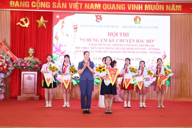 HỘI ĐỒNG ĐỘI XÃ CỔ ĐÔ TỔ CHỨC HỘI THI “CHÚNG EM KỂ CHUYỆN BÁC HỒ” NĂM HỌC 2025 – 2026- Ảnh 7.