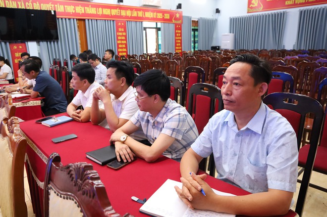 UBND XÃ CỔ ĐÔ TỔ CHỨC TẬP HUẤN DIỄN TẬP TÁC CHIẾN TRONG KHU VỰC PHÒNG THỦ NĂM 2026- Ảnh 3.