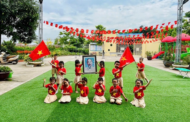Trường mầm non Ninh Sở tổ chức các hoạt động kỷ niệm 136 năm ngày sinh chủ tịch hồ chí minh (19/5/1890 – 19/5/2026) - Ảnh 4.