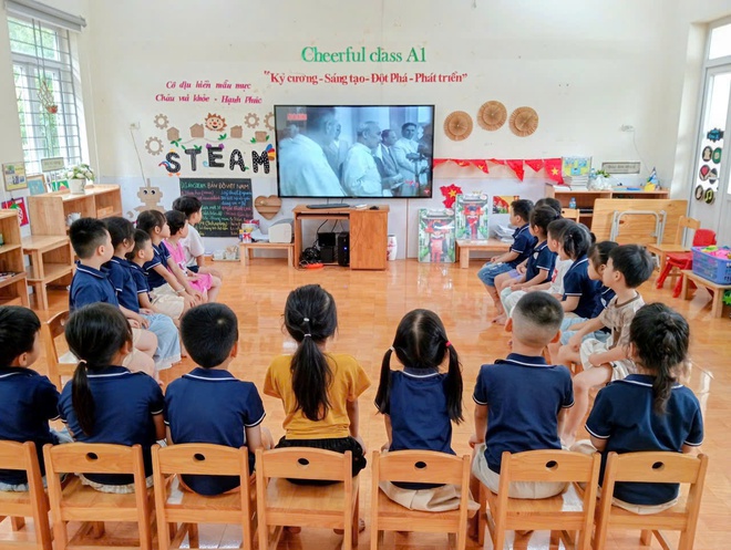 Trường mầm non Ninh Sở tổ chức các hoạt động kỷ niệm 136 năm ngày sinh chủ tịch hồ chí minh (19/5/1890 – 19/5/2026) - Ảnh 5.