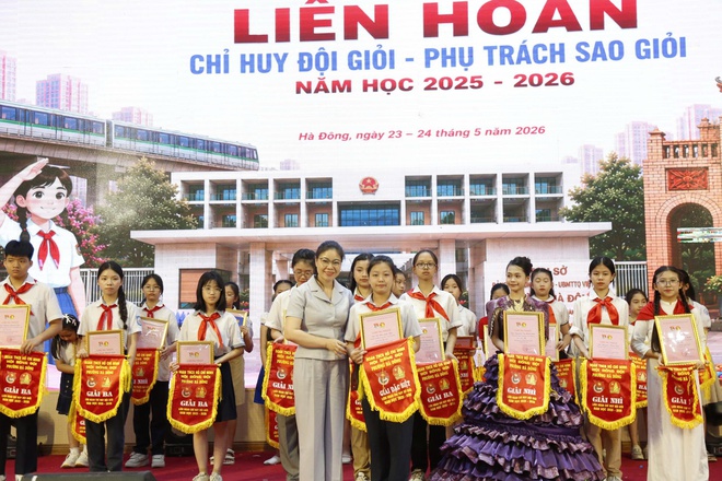 Sôi nổi liên hoan “Chỉ huy Đội giỏi – Phụ trách Sao giỏi” năm học 2025 – 2026
- Ảnh 10.