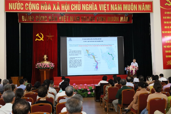 Phường Bồ Đề tổ chức hội nghị tuyên truyền về dự án đầu tư xây dựng trục cảnh quan Đại lộ Sông Hồng- Ảnh 4.
