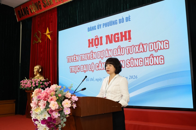 Phường Bồ Đề tổ chức hội nghị tuyên truyền về dự án đầu tư xây dựng trục cảnh quan Đại lộ Sông Hồng- Ảnh 13.