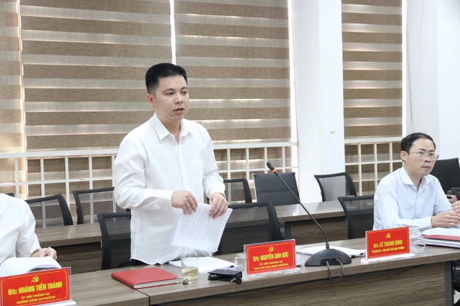 Đảng ủy phường Xuân Phương thống nhất ban hành Nghị quyết về lãnh đạo, chỉ đạo công tác giải phóng mặt bằng Dự án đường 70 - Ảnh 6.