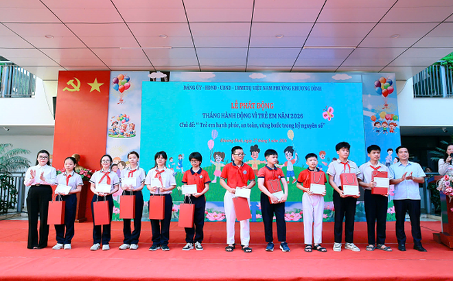 Phường Khương Đình phát động Tháng hành động vì trẻ em năm 2026
- Ảnh 3.