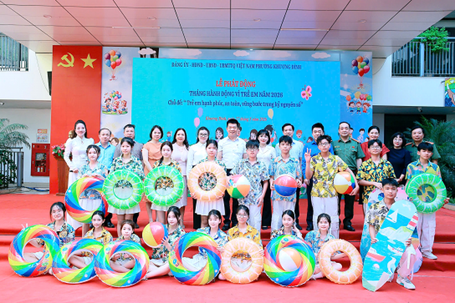 Phường Khương Đình phát động Tháng hành động vì trẻ em năm 2026
- Ảnh 5.