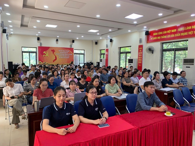 Khương Đình: Tập huấn sử dụng Hệ thống quản trị thực thi nhiệm vụ và đánh giá cán bộ gắn với đo lường hiệu suất công việc (OKR/KPI)- Ảnh 5.