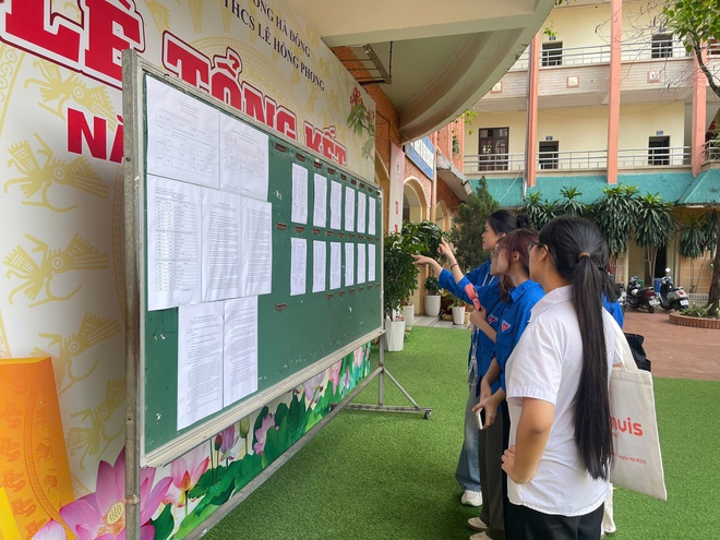 Sáng nay (29/5), gần 4.800 thí sinh Hà Đông làm thủ tục dự thi vào lớp 10- Ảnh 7.