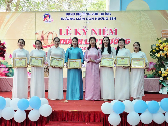 Trường Mầm non Hương Sen Kỷ niệm 10 năm thành lập : Phấn đấu xây dựng ngôi trường Hạnh phúc- Ảnh 4.