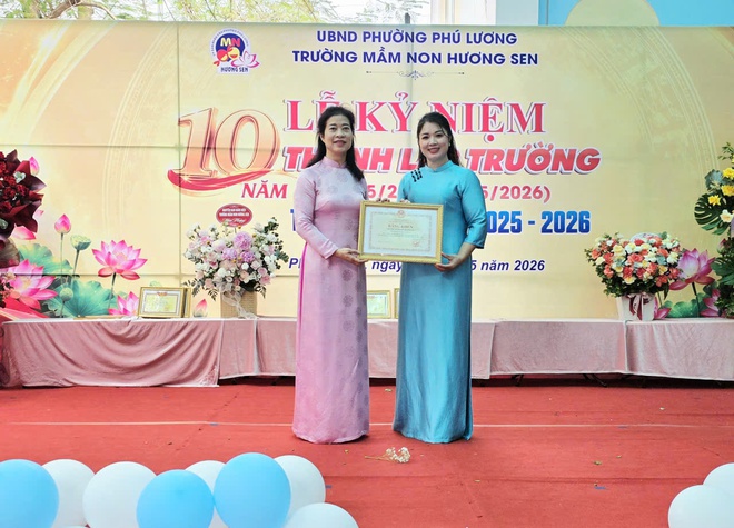 Trường Mầm non Hương Sen Kỷ niệm 10 năm thành lập : Phấn đấu xây dựng ngôi trường Hạnh phúc- Ảnh 5.
