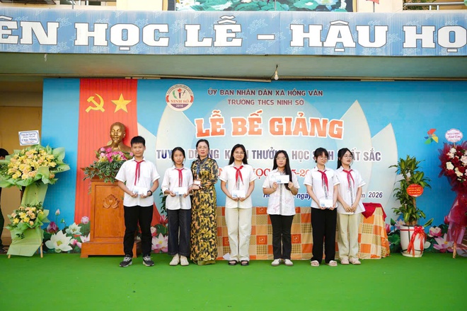 Trường THCS Ninh Sở tổ chức lễ tổng kết năm học 2025 - 2026 - Ảnh 5.