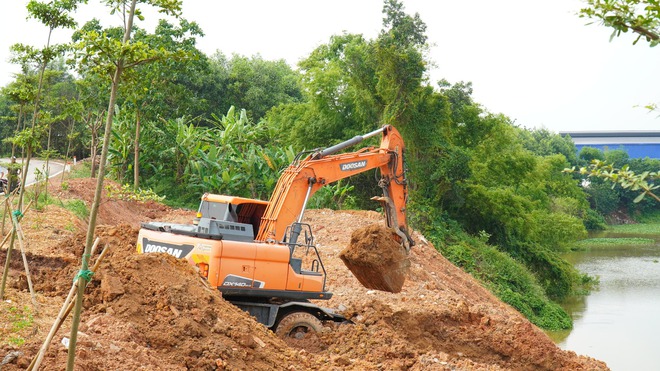 CƯỠNG CHẾ TRONG LĨNH VỰC VI PHẠM ĐẤT ĐAI TẠI XÃ TRUNG GIÃ ĐƯỢC TRIỂN KHAI QUYẾT LIỆT- Ảnh 4.