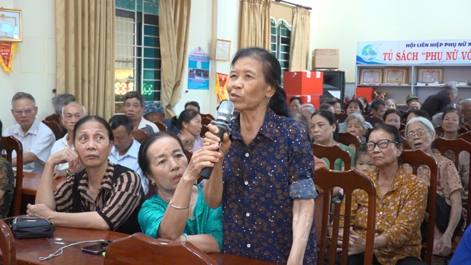 Cán bộ, hội viên nông dân thôn Kim Bài được tuyên truyền công tác giải phóng mặt bằng Dự án Khu đô thị thể thao Olympic- Ảnh 5.