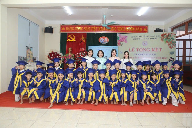 Trường mầm non Ninh Sở tổng kết năm học 2025 - 2026, chia tay trẻ 5-6 tuổi và vui tết thiếu nhi- Ảnh 6.