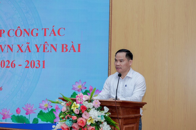 XÃ YÊN BÀI TỔ CHỨC HỘI NGHỊ KÝ KẾT QUY CHẾ PHỐI HỢP CÔNG TÁC GIỮA HĐND – UBND – UBMTTQ VIỆT NAM XÃ, KHÓA XXII, NHIỆM KỲ 2026–2031- Ảnh 2.