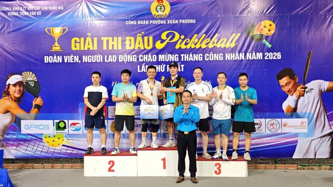 Phường Xuân Phương gắn kết cán bộ công đoàn qua hoạt động thể thao thiết thực- Ảnh 8.