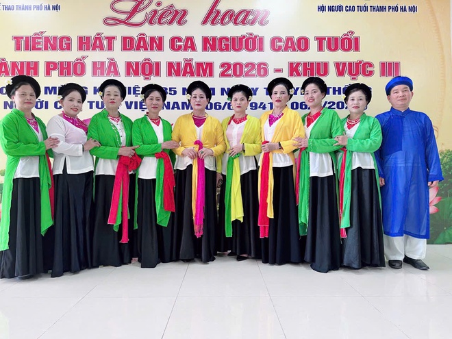 Hồng Vân tỏa sáng tại liên hoan Dân ca Thủ đô 2026 – xuất sắc giành giải ba, khẳng định vị thế điểm sáng văn hóa trên vùng đất nông thôn mới kiểu mẫu- Ảnh 4.